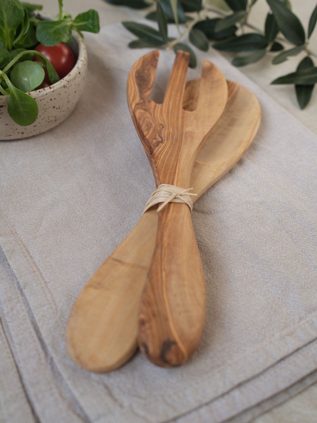 Set posate da insalata larghe