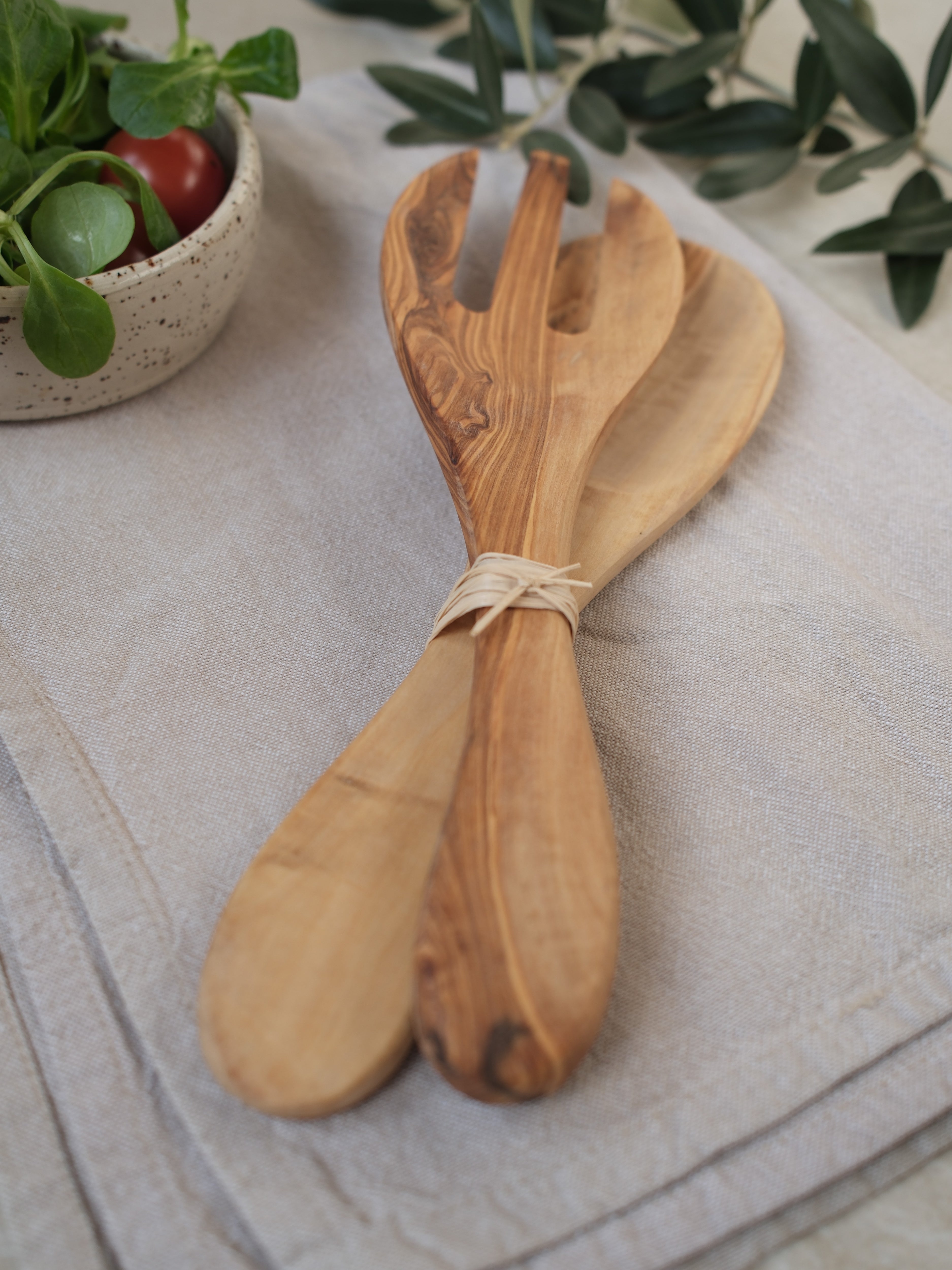 Set posate da insalata larghe