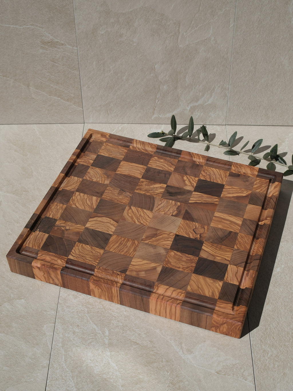 Tagliere largo a mosaico 39cm