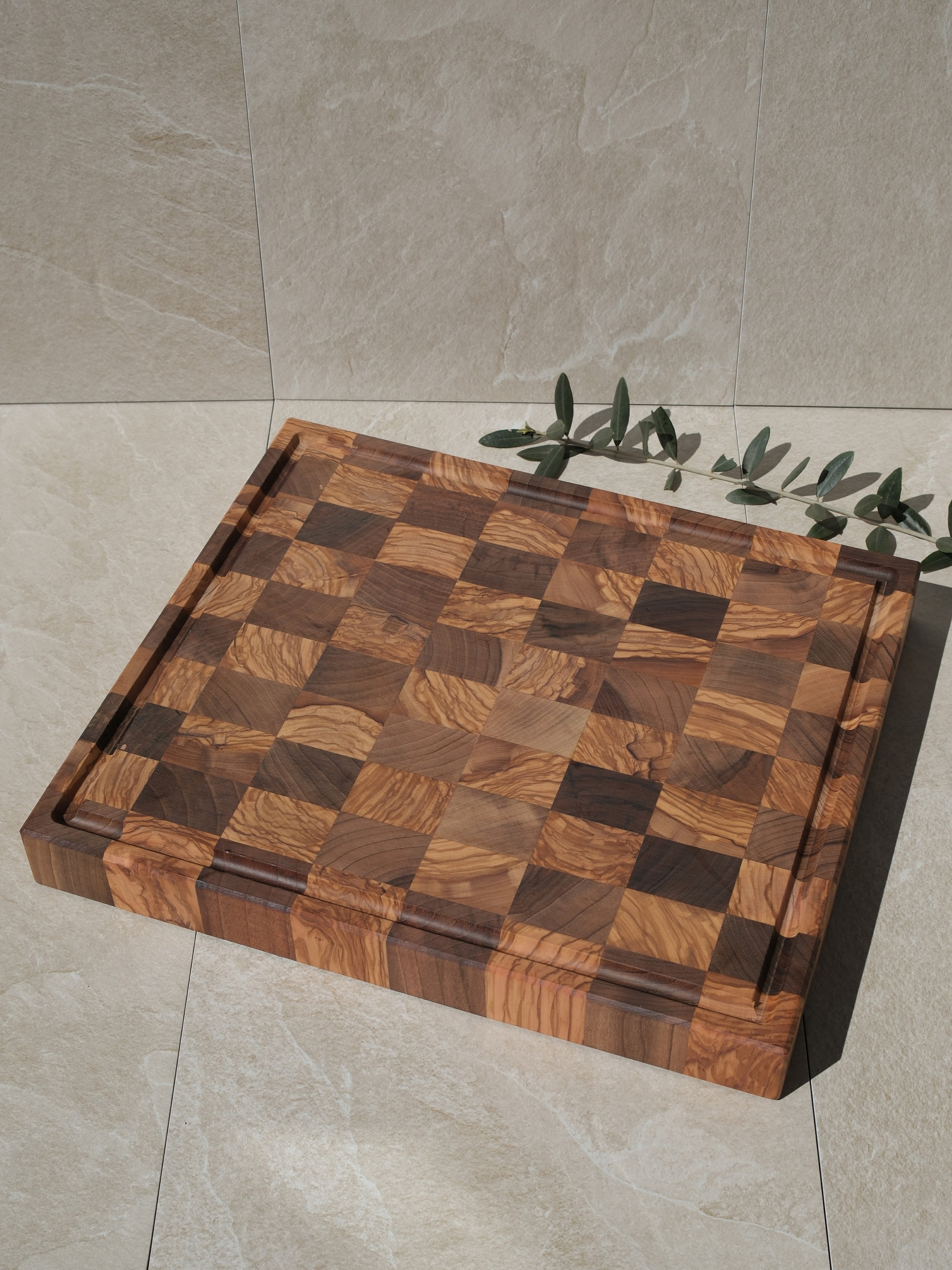Tagliere largo a mosaico 39cm