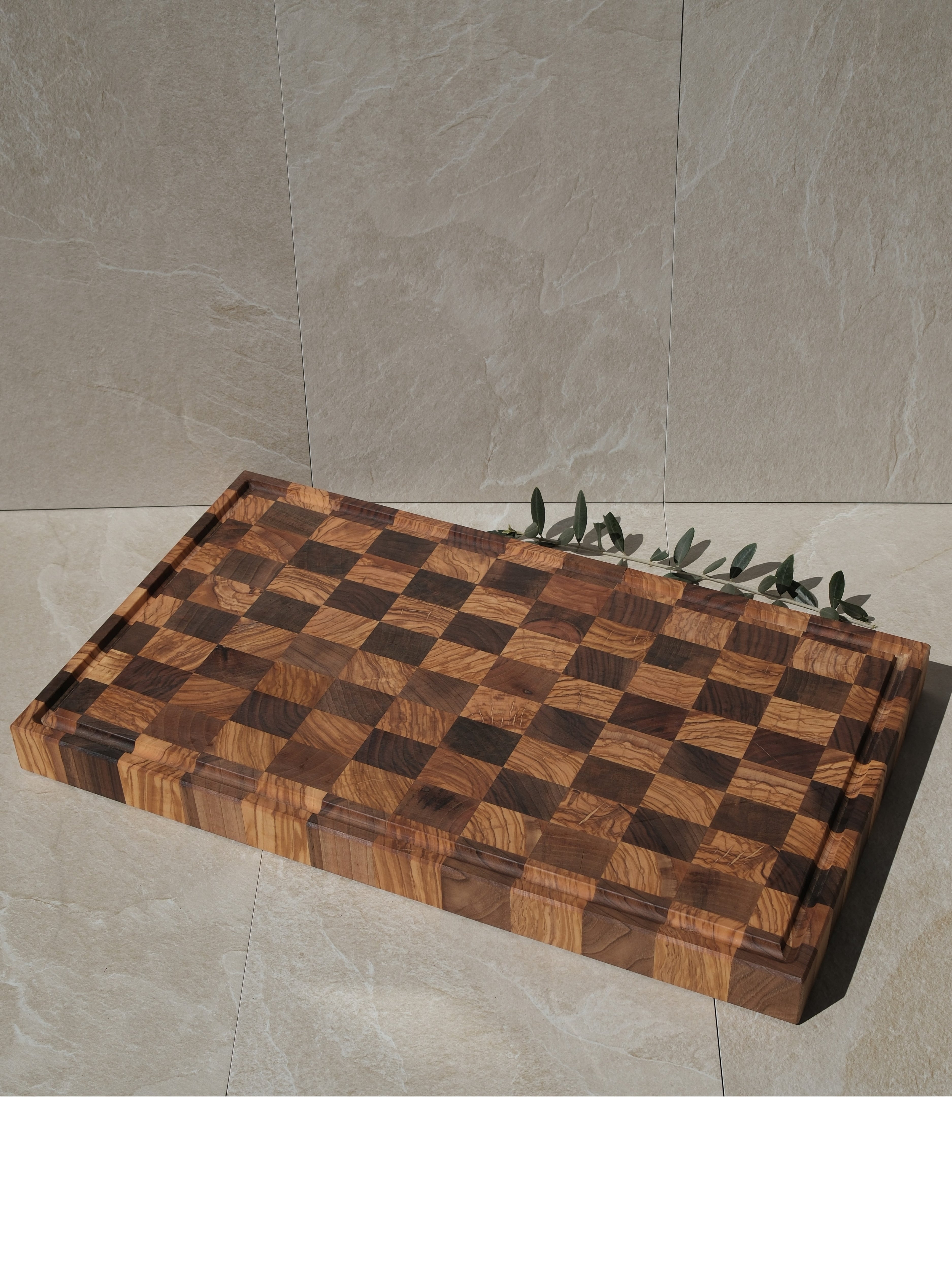 Tagliere largo a mosaico 58cm